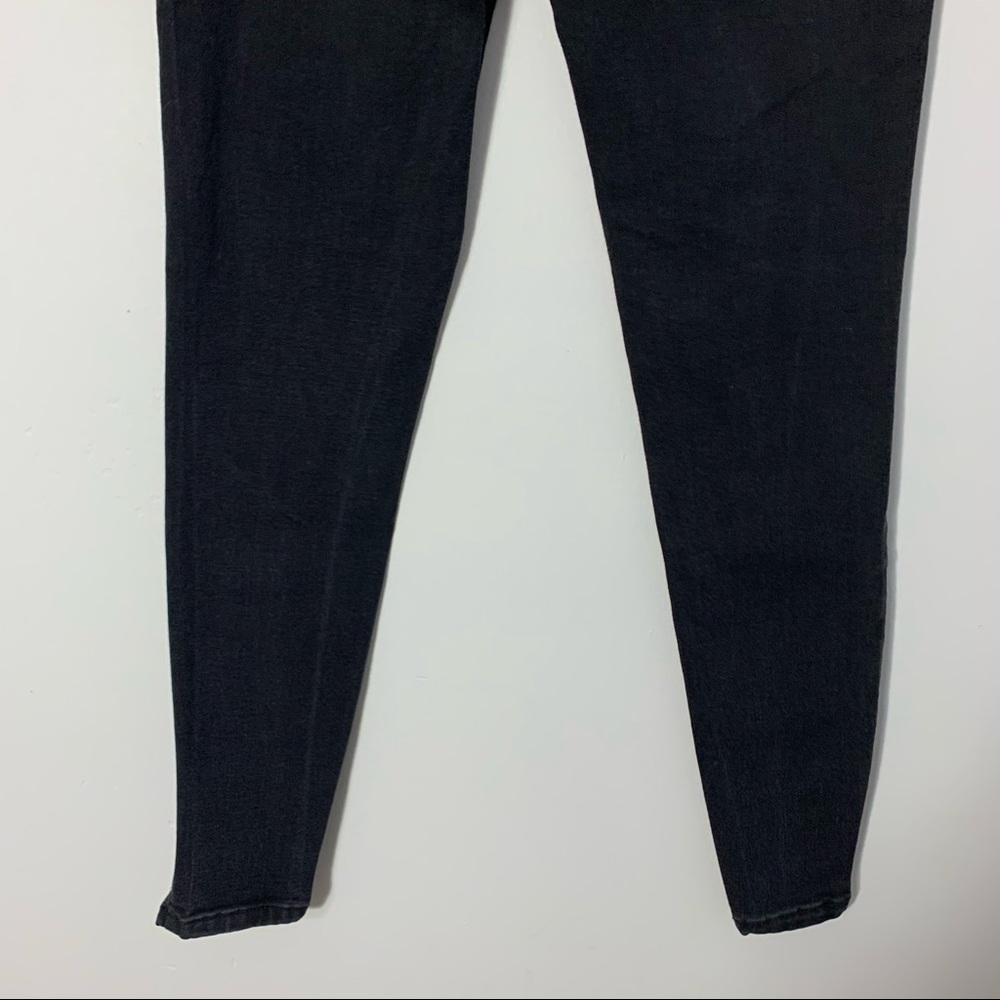 Kancan Ankle Skinny Black Distressed Jeans Size 25 - Picture 7 of 10